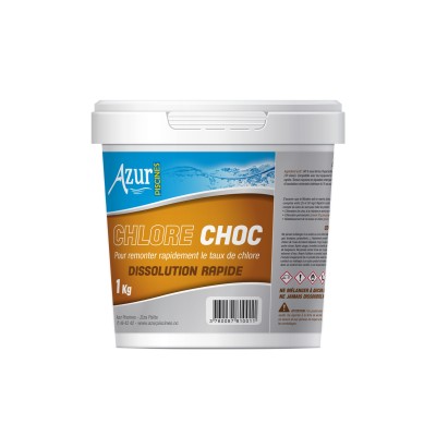 AZUR PISCINE CHLORE CHOC GRANULES 1KG