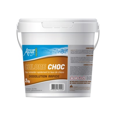 AZUR PISCINE CHLORE CHOC GRANULES 2KG
