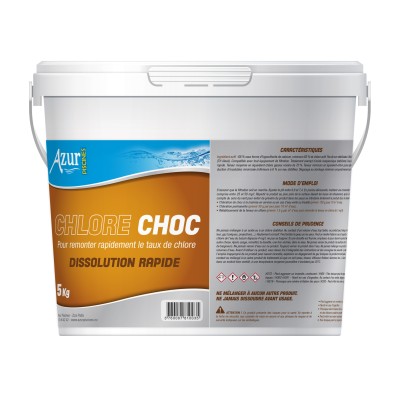 AZUR PISCINE CHLORE CHOC GRANULES 5KG