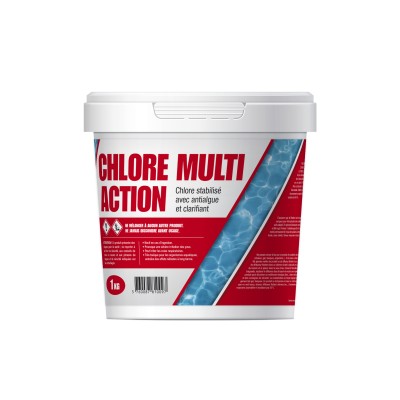 CHEVAL DISTRI CHLORE LENT 1KG MULTIACTIONS