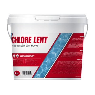 CHEVAL DISTRI CHLORE LENT GALET 4KG