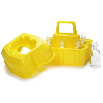PORTE BOUTEILLE 6 PLACES DE 500ML AVEC COUVERCLE NALGENE