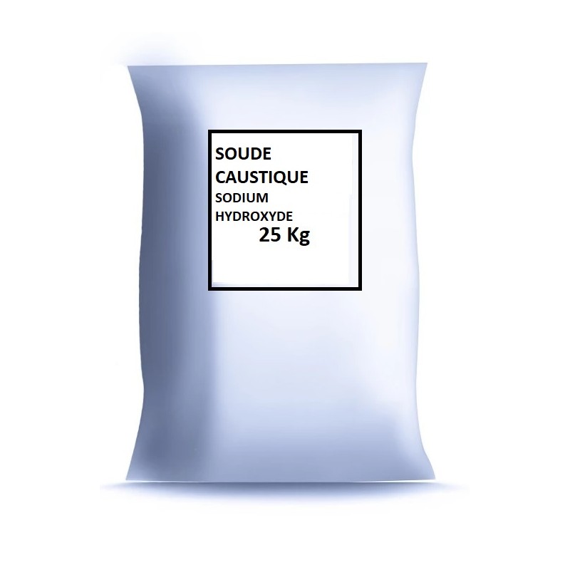 SOUDE CAUSTIQUE PERLES SAC DE 25KG (food additive)