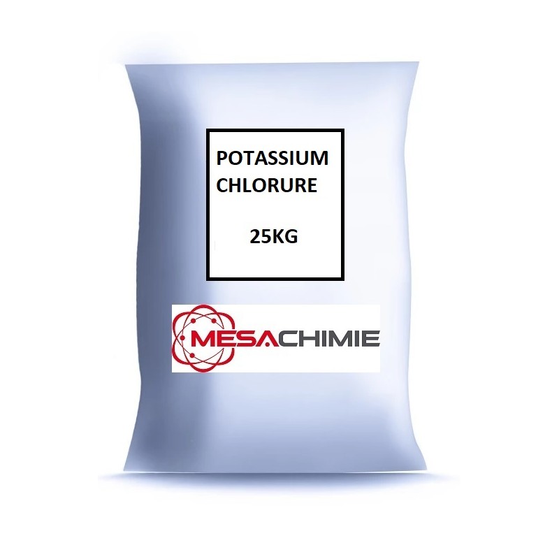 POTASSIUM CHLORURE TECHNIQUE SAC DE 25KG POTASSIUM CHLORURE TECHNIQUE SAC DE 25KG