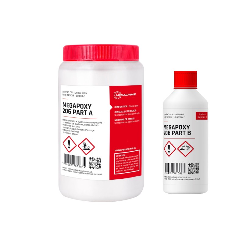 MEGAPOXY 206 ULTRA KIT 550mL