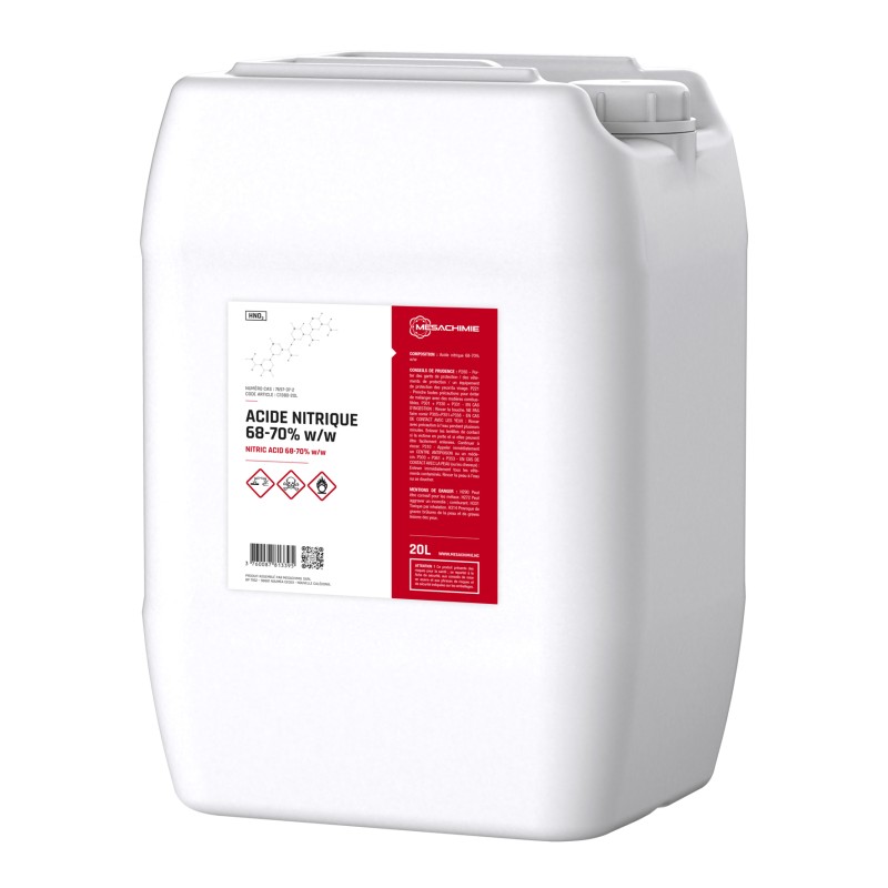 ACIDE NITRIQUE 68-70% W/W TECHNIQUE BIDON 15L ACIDE NITRIQUE 68-70% W/W TECHNIQUE BIDON 15L