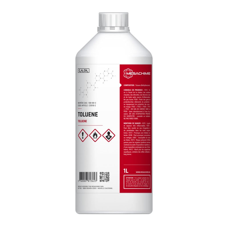 TOLUENE TECHNIQUE BOUTEILLE 1L TOLUENE TECHNIQUE BOUTEILLE 1L