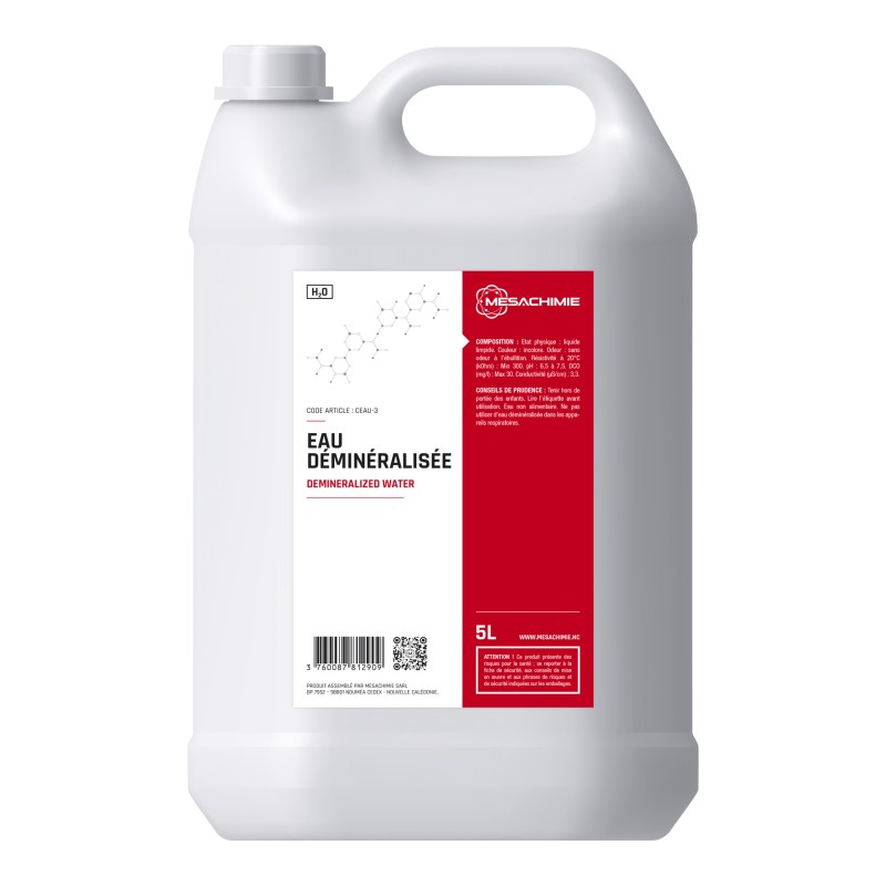 EAU DEMINERALISEE BIDON 5L EAU DEMINERALISEE BIDON 5L