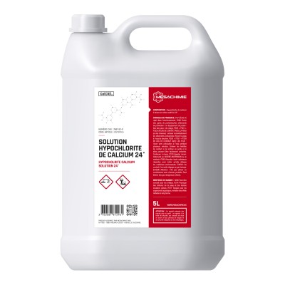 SOLUTION HYPOCHLORITE DE CALCIUM 24° BIDON 5L