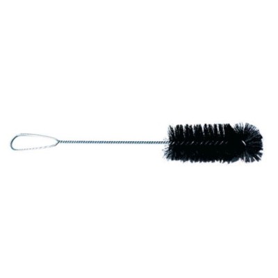 GOUPILLON DIA.5CM L.TOTALE 33CM (BROSSE) NOIRE POUR BOUTEILLE HACH