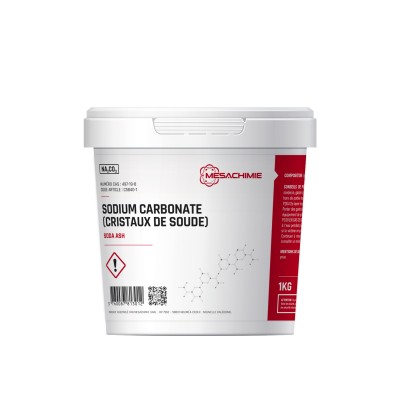 SODIUM CARBONATE 1KG (CRISTAUX DE SOUDE)