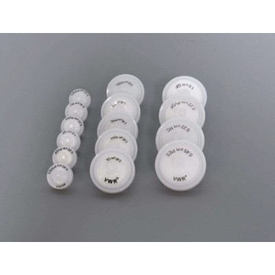 FILTRE SERINGUE 0.42µM 25MM MEMBRANE CA STERILE PK50 VWR