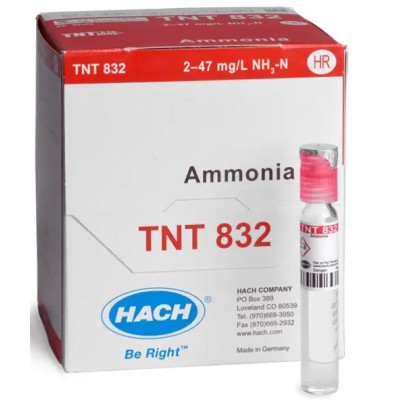 TNT832 AMMONIA HR 2-47 MG/L PK25 REACTIF HACH