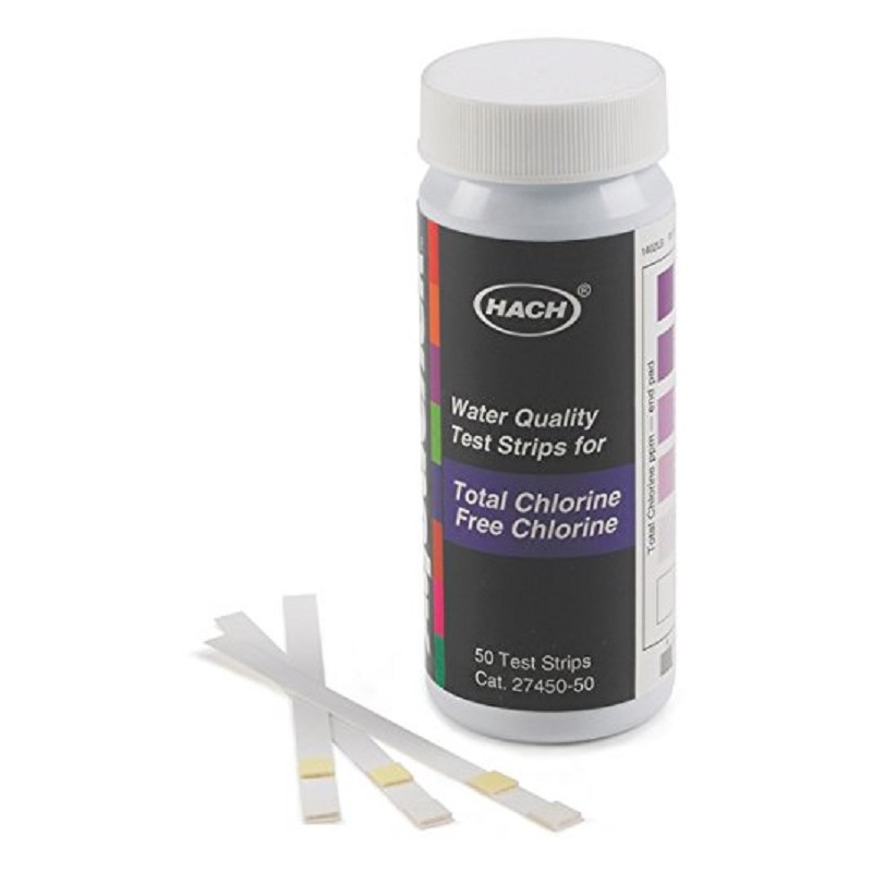 BANDELETTES CHLORE LIBRE/TOTAL 0-10MG/L PK50 REACTIF HACH