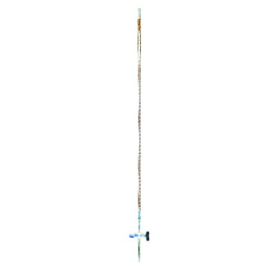 BURETTE GRADUEE 50ML ROBINET DROIT EN VERRE