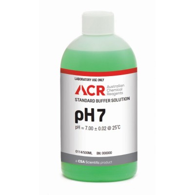 SOLUTION TAMPON PH 7 GREEN 500ML NIST ACR
