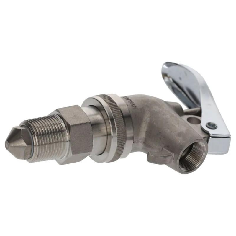 ROBINET DE SOUTIRAGE INOX/PTFE 3/4" AUTO FERMANT