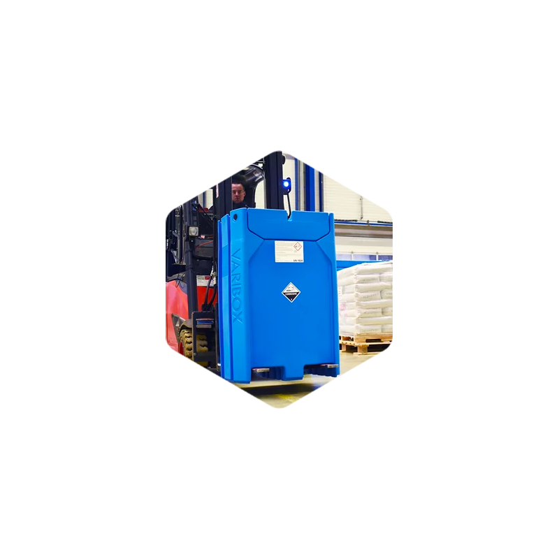 VARIBOX Compact Containment 250 L – IBC double paroi avec retention