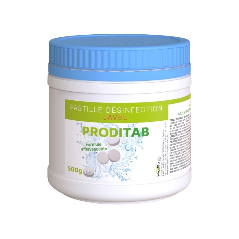 PASTILLES CHLOREES POT 500G