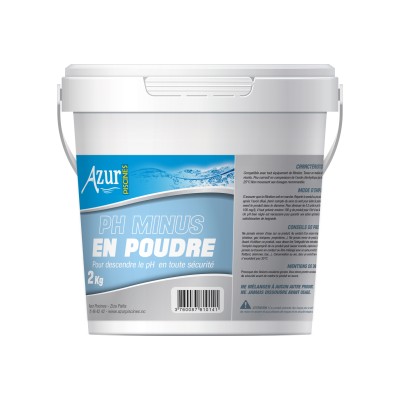 AZUR PISCINE PH MOINS 2KG