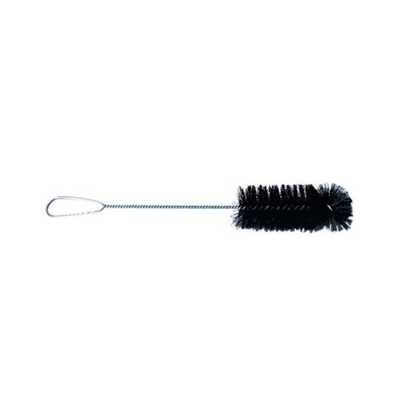 GOUPILLON DIA.5CM L.TOTALE 33CM (BROSSE) NOIRE POUR BOUTEILLE HACH