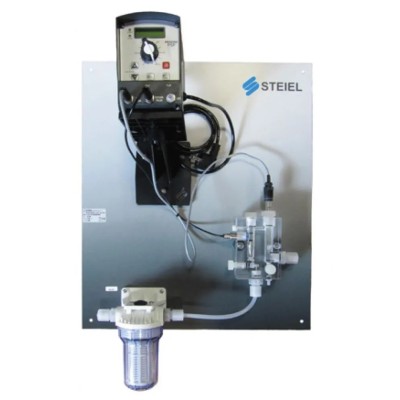 PANEL POMPE AVEC CHLOROMETRE ET REGLAGE CLE16 (1 / 5 ppm)