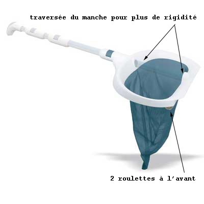 EPUISETTE DE FOND AVEC ROULETTES