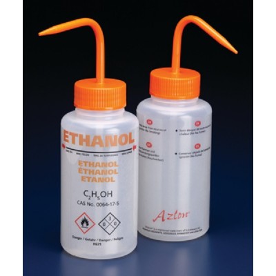 PISSETTE 500ML PE SERIGRAPHIE ETHANOL COL LARGE