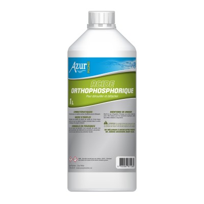 AZUR PISCINE ACIDE ORTHOPHOSPHORIQUE 1L