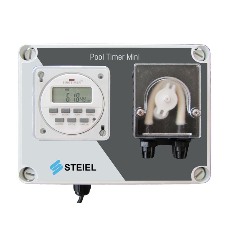 POOL TIMER MINI AVEC POMPE PERI DE 2,4 L/h à 1 bar