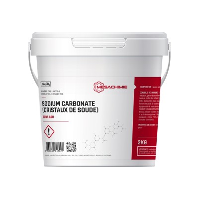 SODIUM CARBONATE 2KG (CRISTAUX DE SOUDE)