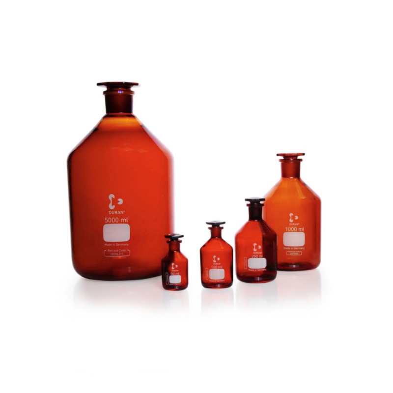 FLACON AMBRE 2L A COL ETROIT NORMALISE DURAN DWK LIFE SCIENCES