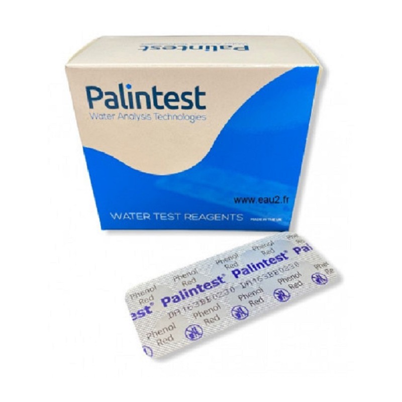PHENOL RED PALINTEST POOLTESTER LA PLAQUETTE DE 10 CACHETS