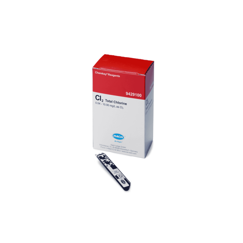 CHEMKEY CHLORE TOTAL 0.04-4.6MG/L PK25 REACTIF HACH