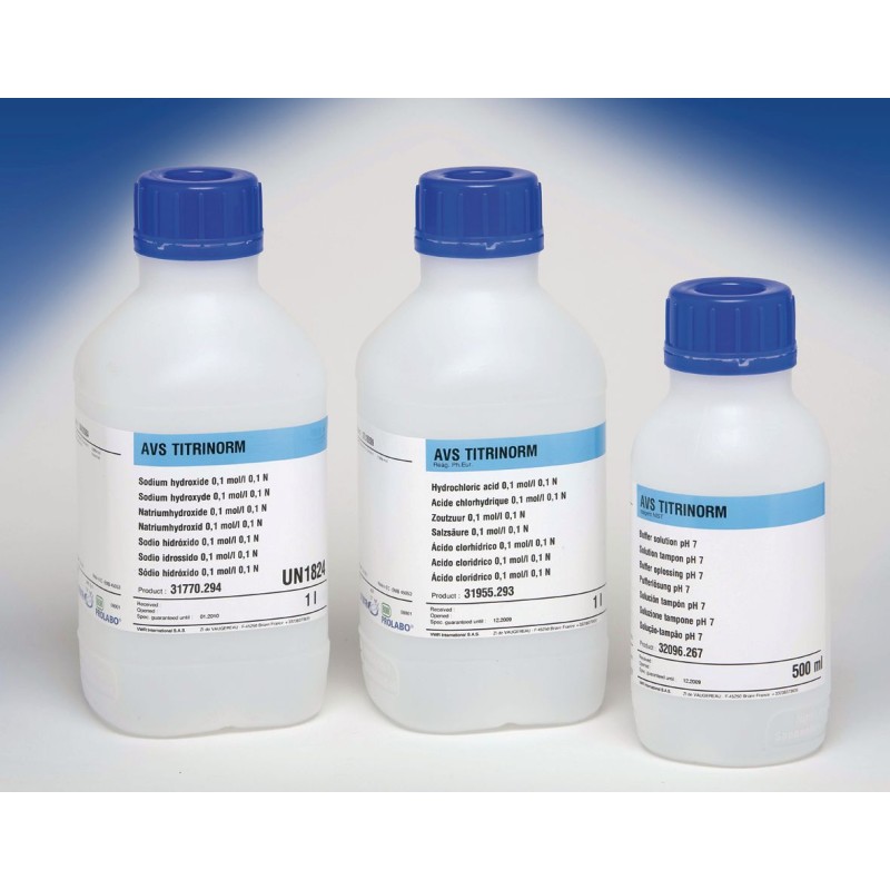 SOLUTION TAMPON PH 4 INCOLORE 500ML TITRINORM