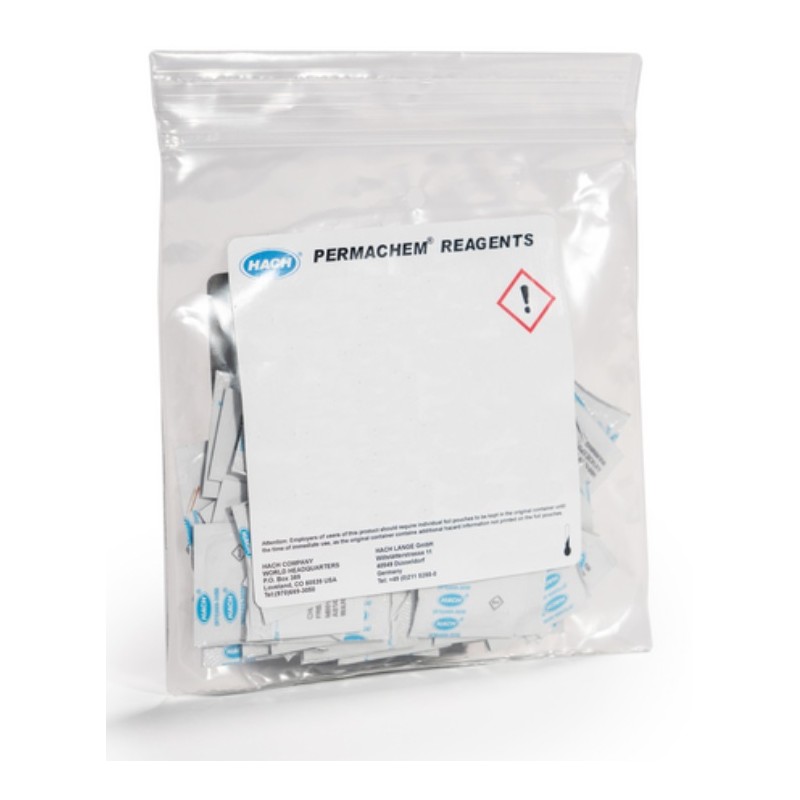 FER FERREUX POWDER PILLOW POUR 25ML 0.03-3MG/L PK100 REACTIF HACH