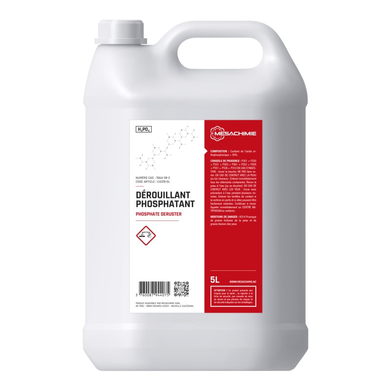 DEROUILLANT PHOSPHATEUX 30 % TECHNIQUE 5L