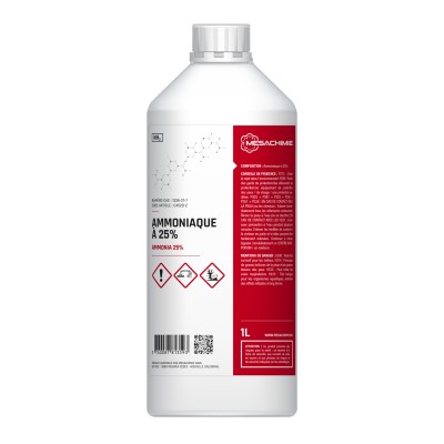 AMMONIAQUE 25% TECHNIQUE BOUTEILLE 1L