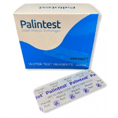 PHENOL RED PALINTEST POOLTESTER LA PLAQUETTE DE 10 CACHETS