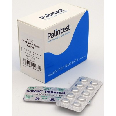PHENOL RED CACHET LA PLAQUETTE PALINTEST (25) - RAPIDE VERT AT130