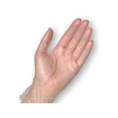 GANTS VINYLE NON POUDRES TRANSPARENT T L PK100 