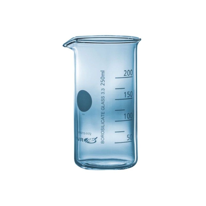 BECHER 600ML VERRE GRADUE FORME HAUTE PK10 VWR COLLECTION