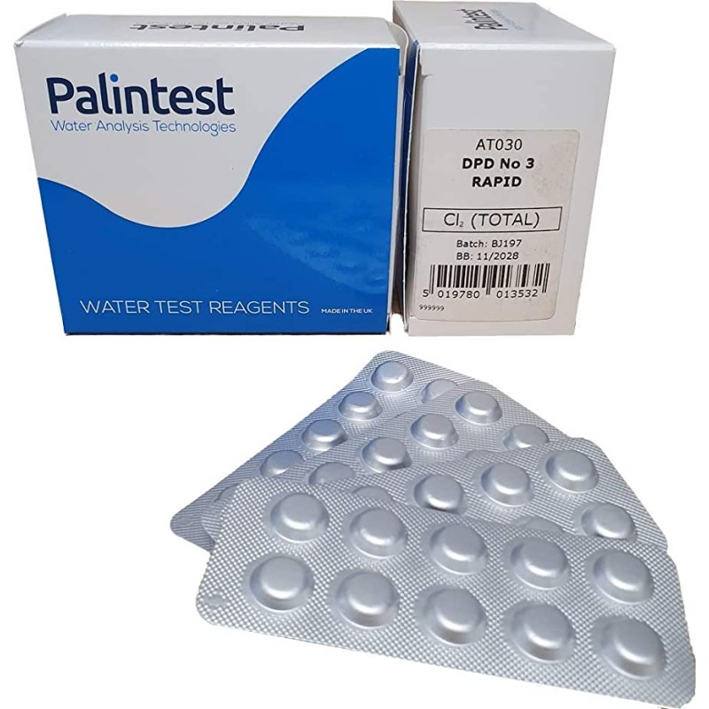DPD N°3 TABLETS RAPID PALINTEST 10TAB