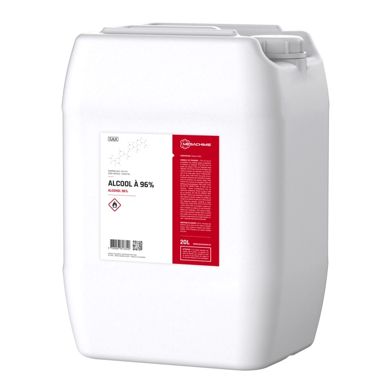 ALCOOL 96% (ETHANOL) BIDON 20L