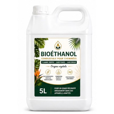 BIOÉTHANOL PREMIUM CHEMINÉE 5L