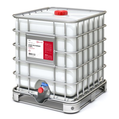 ACIDE SULFURIQUE 60% TECHNIQUE CUVE DE 1000L