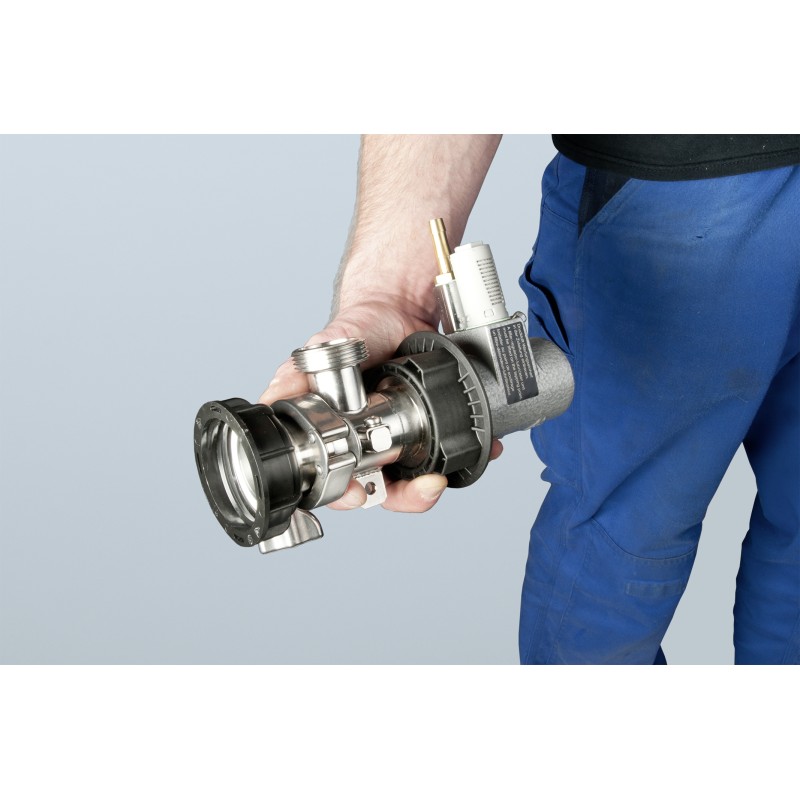 POMPE MINI FLUX INOX écrou-raccord tournant S60x6 Refoulement G 1¼" A