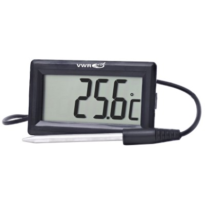 THERMOMETRE NUMERIQUE -50+300°C TRACEABLE (SANS PILES-LR44) VWR