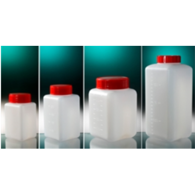 FLACON CARRE 500ML HDPE COL LARGE PK175 GOSSELIN