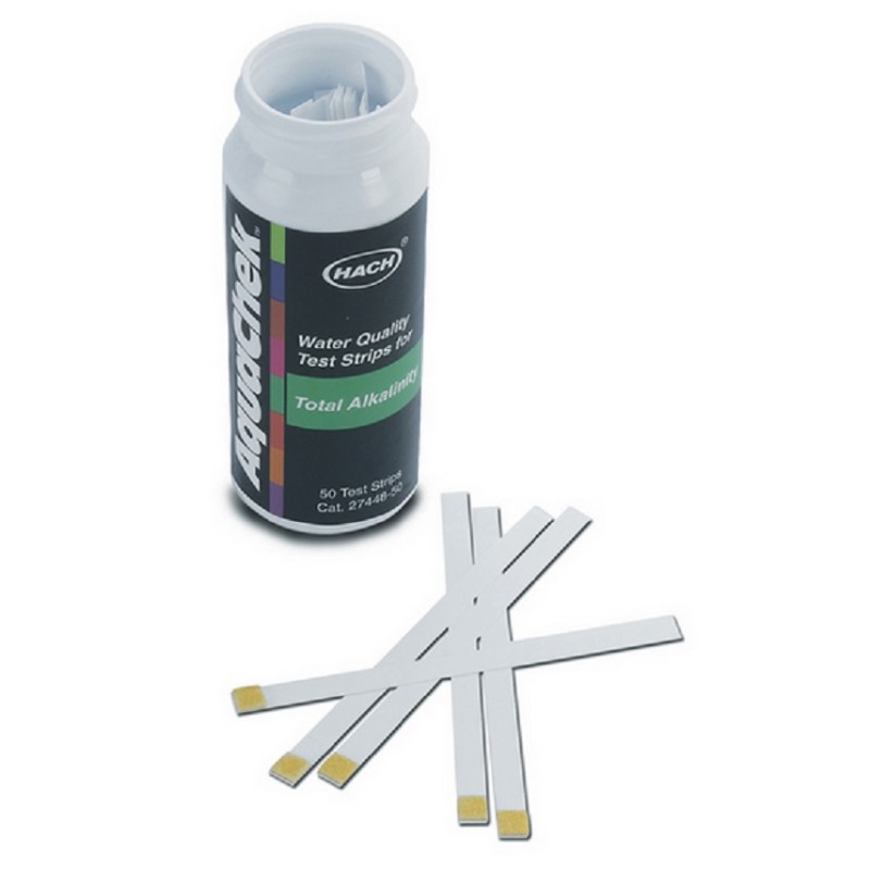 BANDELETTES ALCALINITE TOTALE 0-240MG/L PK50 REACTIF HACH